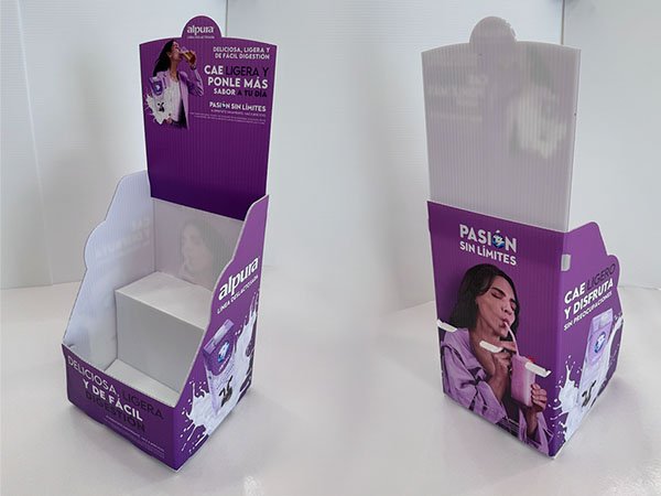 Mini exhibidor leche Alpura