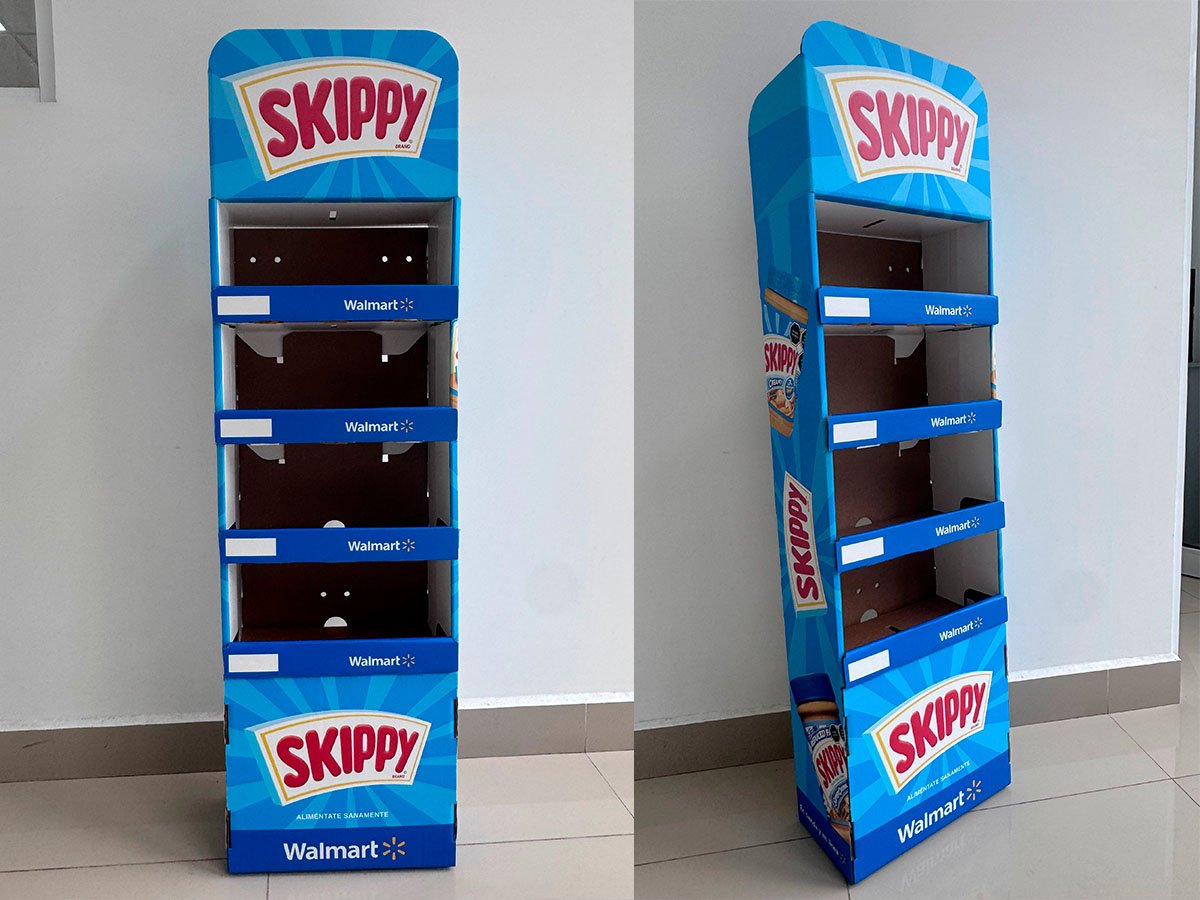 Exhibidor Sidekick para marca Skippy