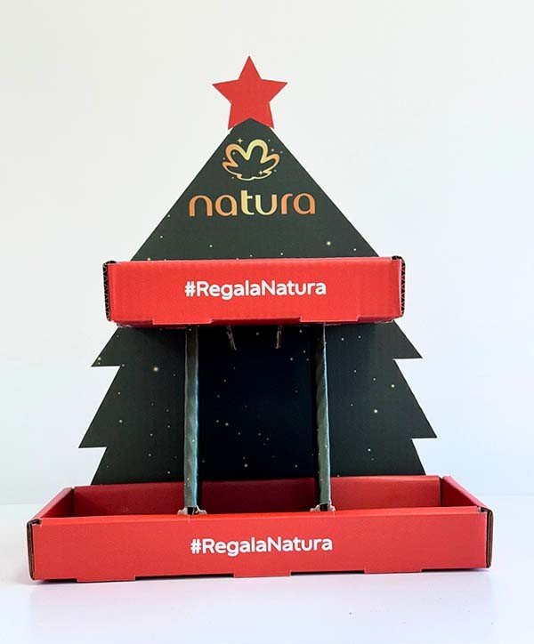 Exhibidor counter para marca de cosméticos