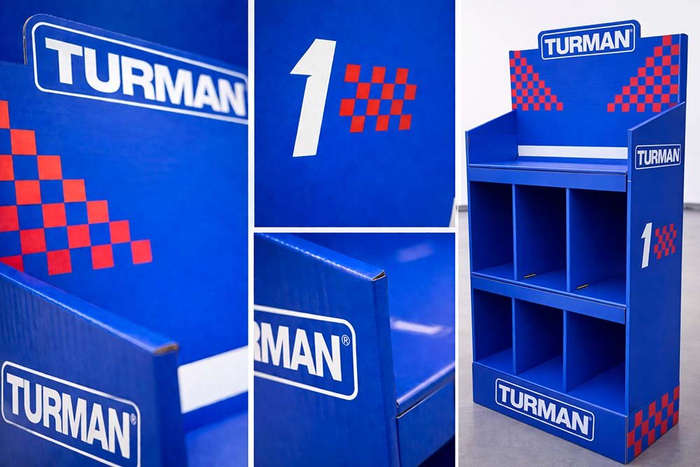 Exhibidores POP para impulsar presencia de químicos automotrices en punto de venta