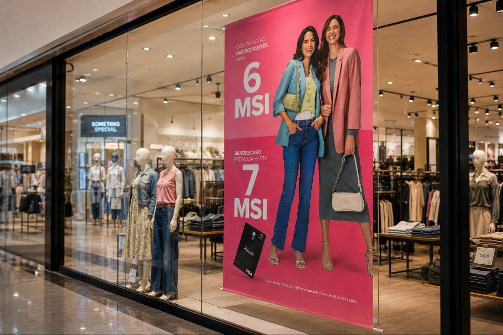 Escaparate de tienda de moda